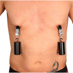 The Red Poids pour seins / Ballstretcher 300g avec pinces - 2 pièces
